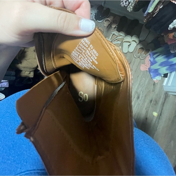 SO Brown Combat Boots - Picture 5 of 5